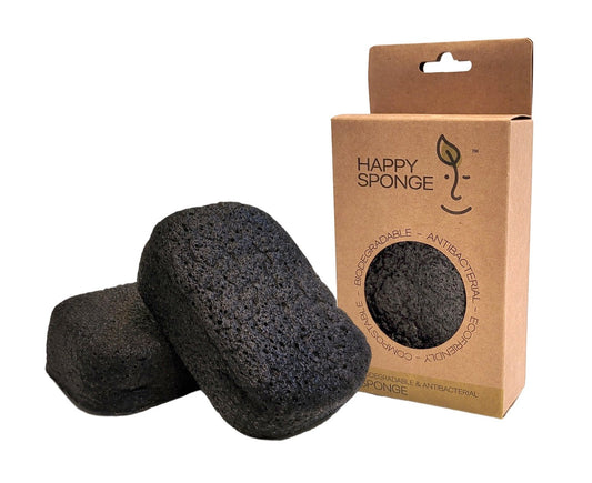 Happy Sponge - made from Konjac plant - antibacterial/biodegradable/healthier/natural/earth friendly (Sale Price: $19.54 CAD)