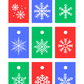 Snowflake Gift Tags - Printable Digital Download ~ Sharon Dawn Collection