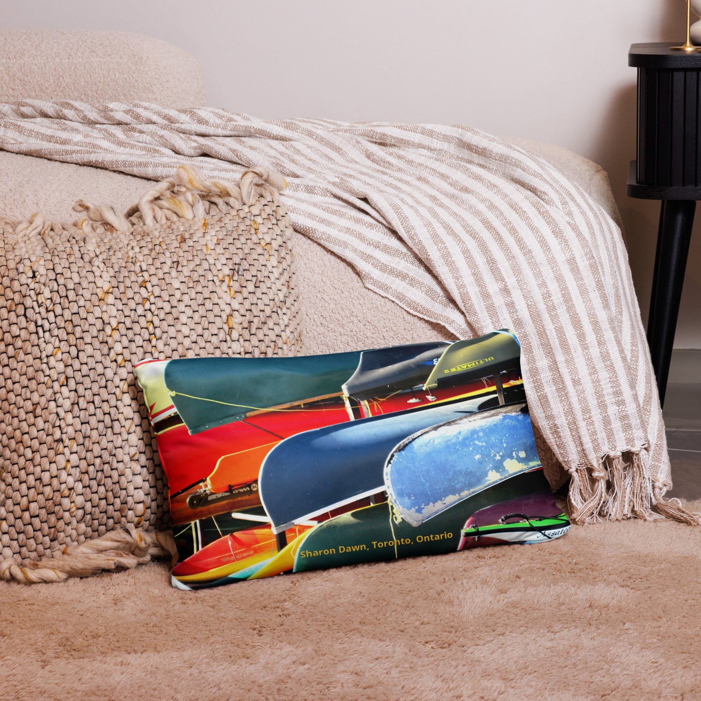 Canoes - Basic Pillow ~ Sharon Dawn Collection