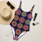 Kaleidoscope Mandala - One-Piece Swimsuit ~ Sharon Dawn Collection