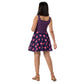 Purple with Pink Hearts Skater Dress ~ Sharon Dawn Collection