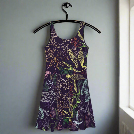 Botanical Sanctuary Skater Dress ~ Sharon Dawn Collection (Sale Price: $75.99 CAD)