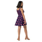 Purple with Pink Hearts Skater Dress ~ Sharon Dawn Collection