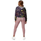 Botanical Sanctuary - Women’s cropped windbreaker ~ Sharon Dawn Collection