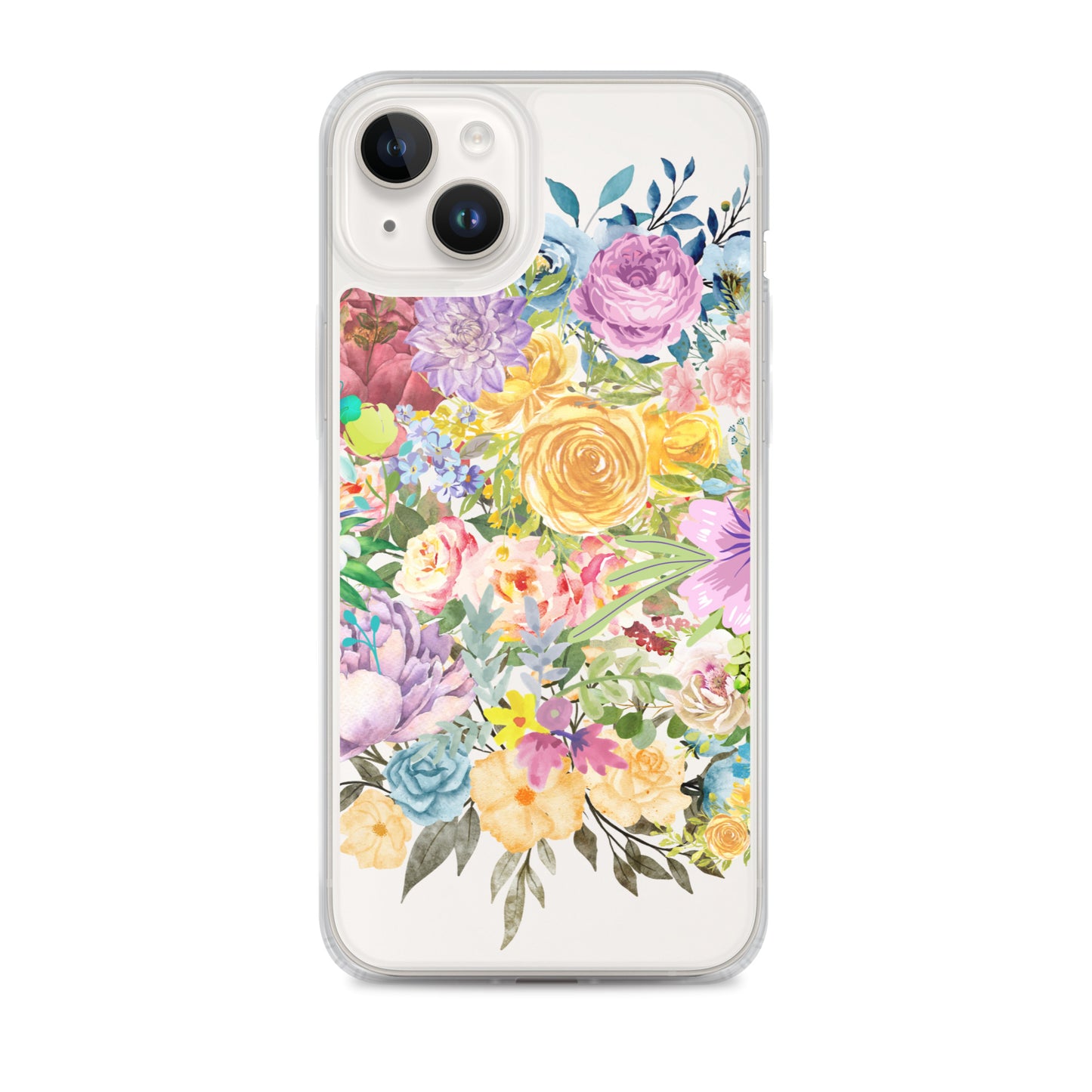 Floral Collage - Clear Case for iPhone® ~ Sharon Dawn Collection