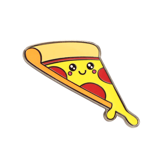 Gooey Pizza – Super Kawaii Food Enamel Pin - Limited Edition