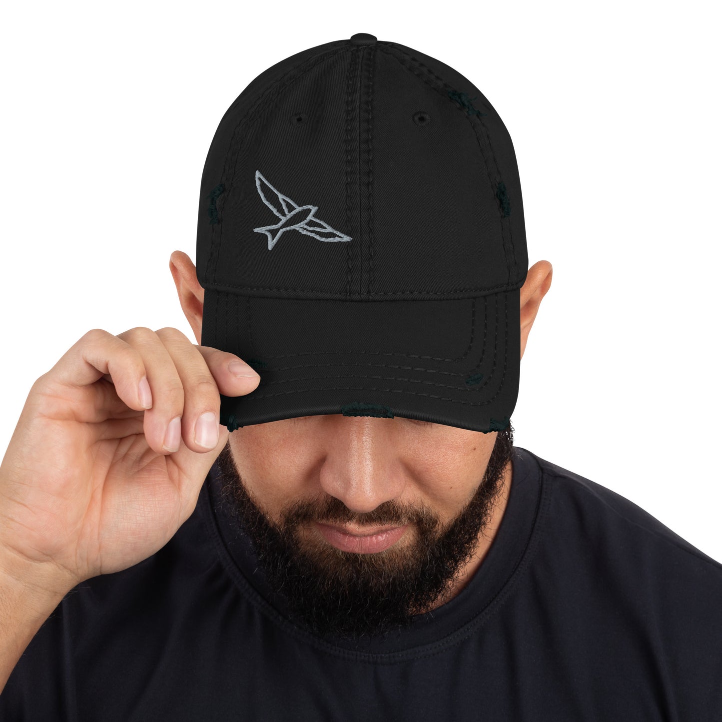 Seagull - Distressed Dad Hat ~ Sharon Dawn Collection