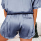 Women's Satin Pajamas Short Sleeved Lounge PJ's (Sale Price: $85.00 CAD)