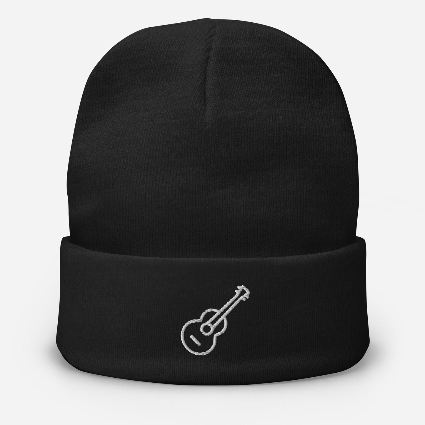 Guitar - Embroidered Beanie ~ Sharon Dawn Collection