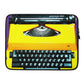 Yellow Typewriter - Laptop Sleeve ~ Sharon Dawn Collection