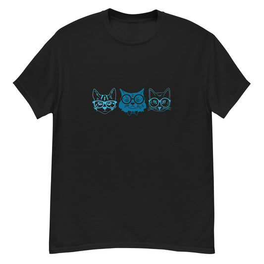 Cats in Glasses - Men's classic tee ~ Sharon Dawn Collection (Sizes: S-5XL) (Sale Price: $44.19 CAD)