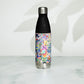 Whimsical Garden Mosaic - Stainless steel water bottle ~ Sharon Dawn Collection