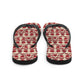 Red Floral - Flip-Flops ~ Sharon Dawn Collection