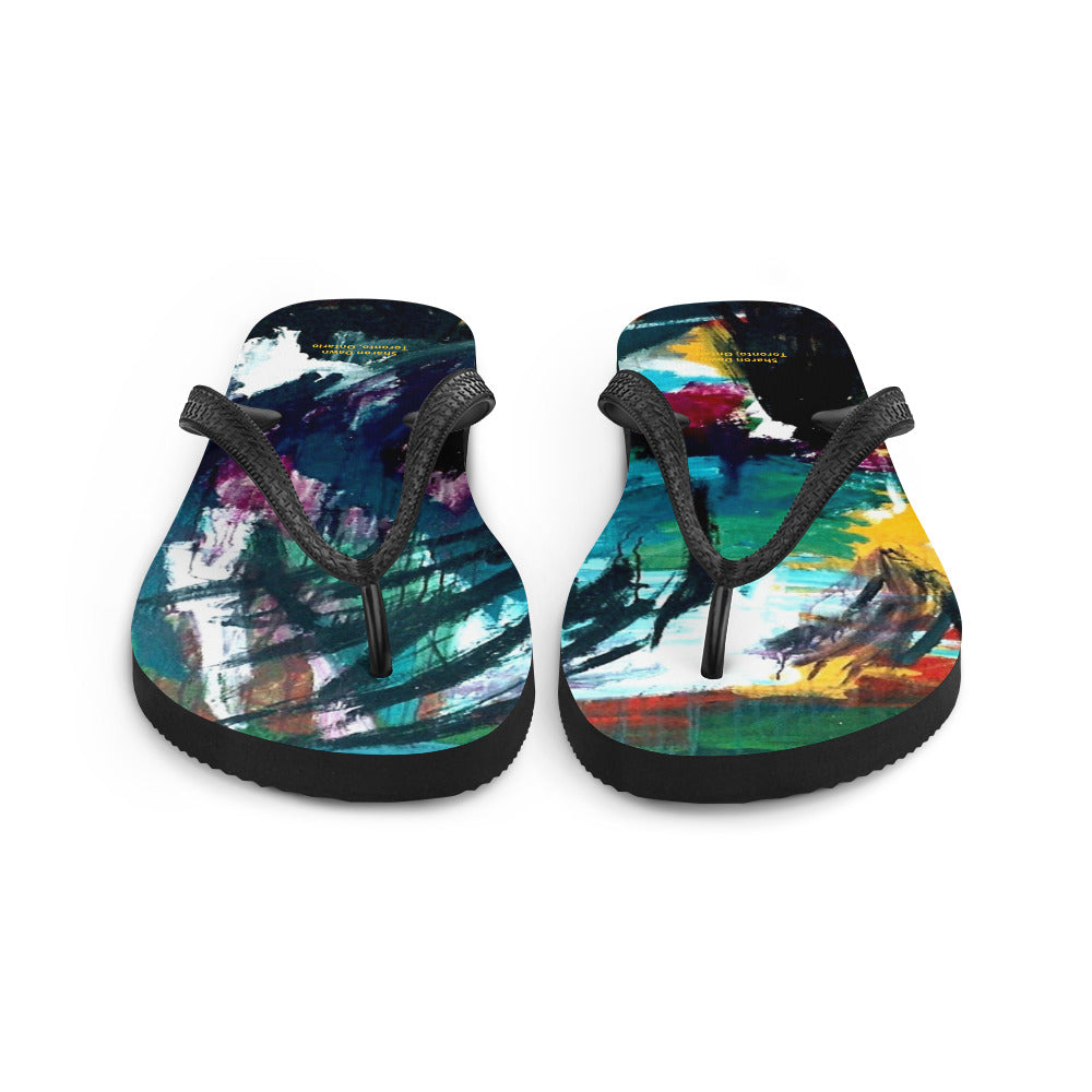 Queen St. & Peter St. - Flip-Flops ~ Sharon Dawn Collection