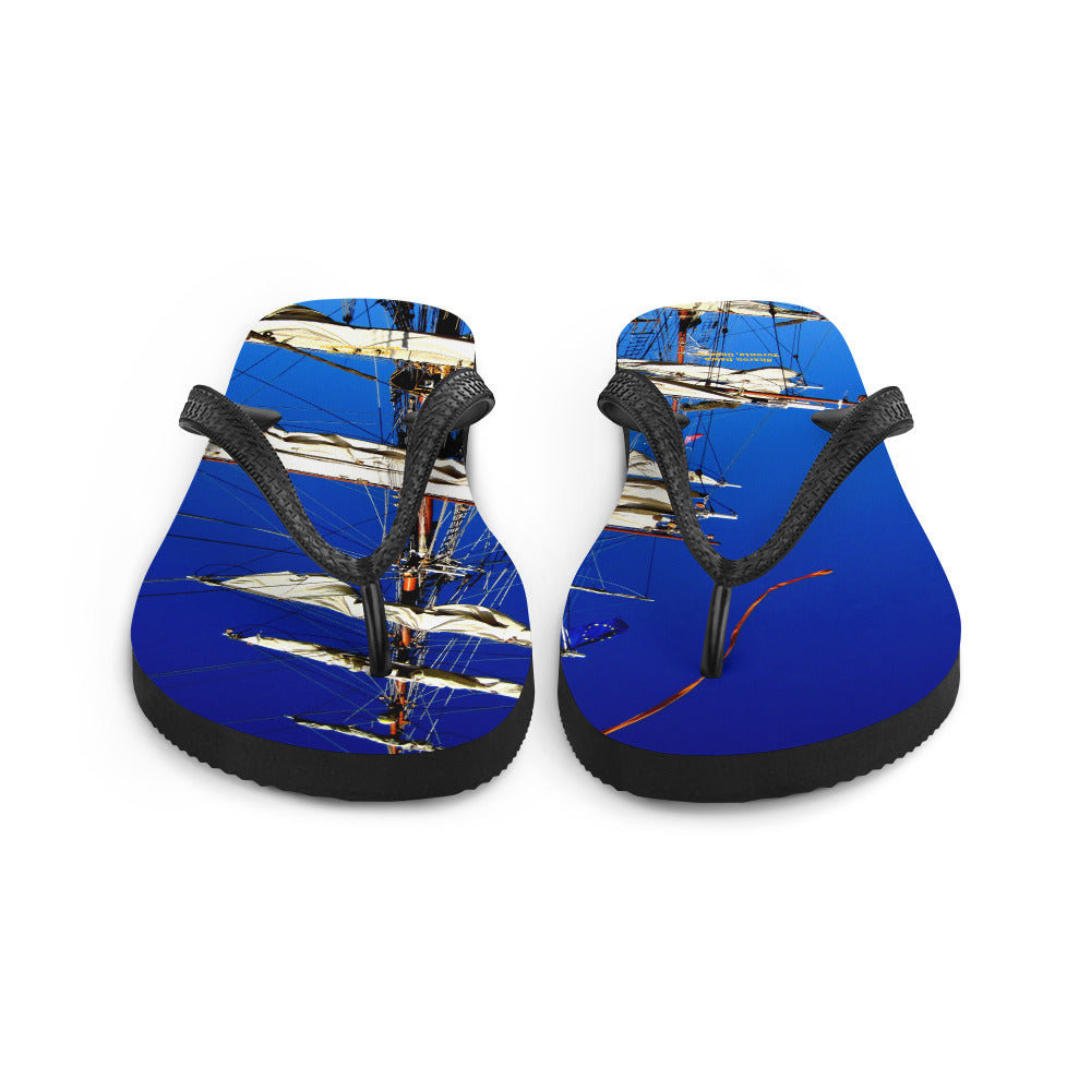 Tall Ship - Flip-Flops ~ Sharon Dawn Collection