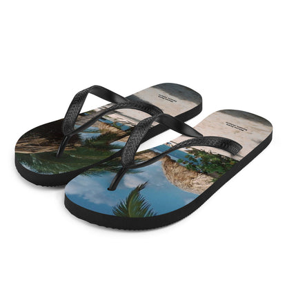 Palm Leaf Beach - Flip-Flops ~ Sharon Dawn Collection