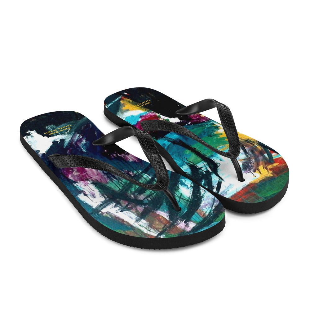 Queen St. & Peter St. - Flip-Flops ~ Sharon Dawn Collection