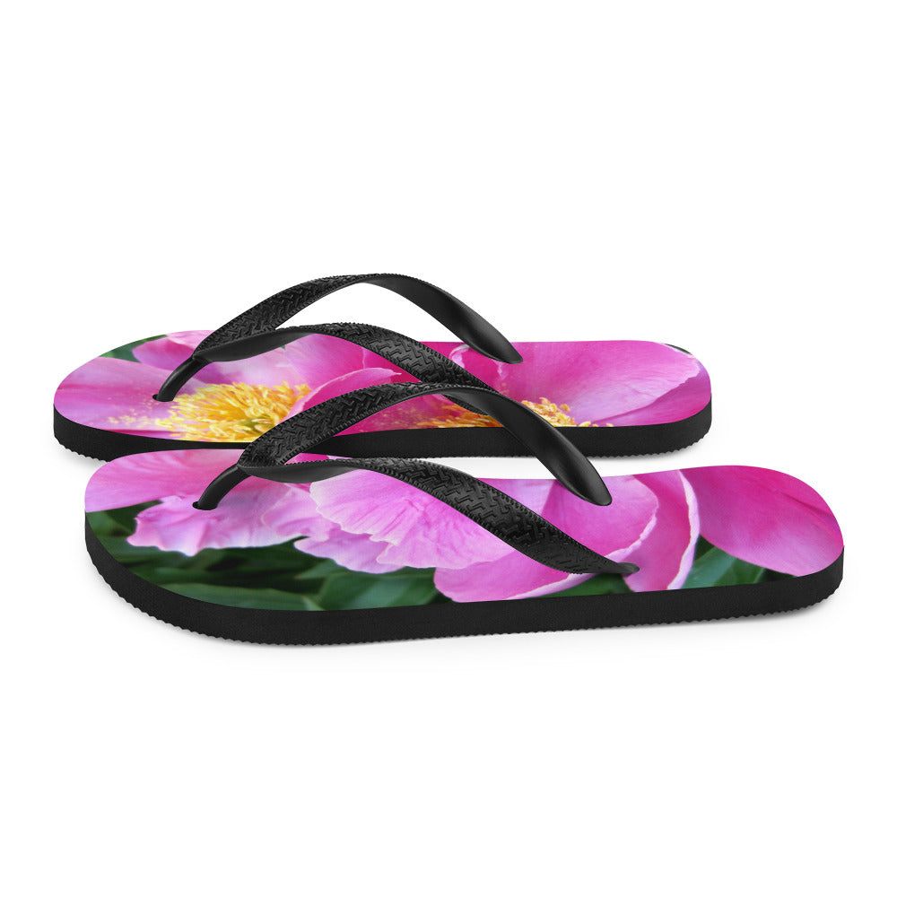 Pink Flower - Flip-Flops ~ Sharon Dawn Collection