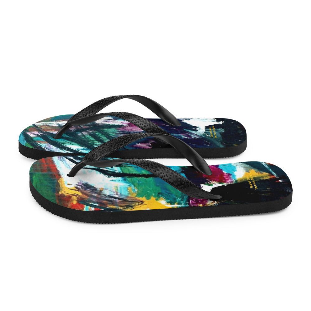 Queen St. & Peter St. - Flip-Flops ~ Sharon Dawn Collection