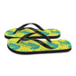 Sunny Leaves - Flip-Flops ~ Sharon Dawn Collection