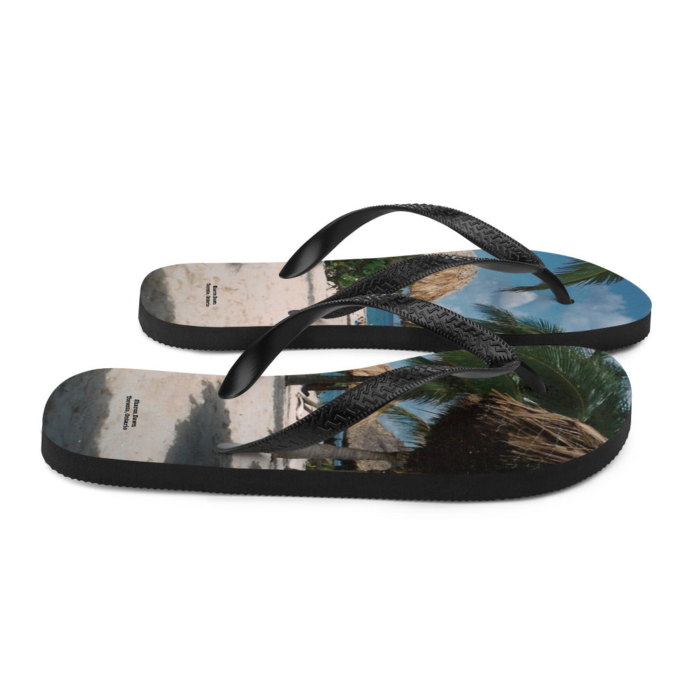 Palm Leaf Beach - Flip-Flops ~ Sharon Dawn Collection