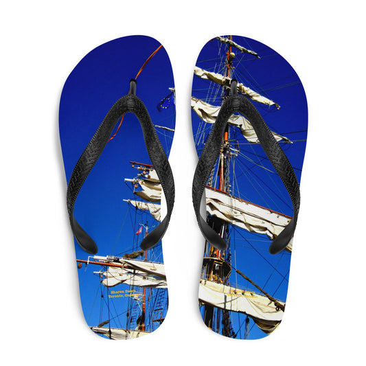 Tall Ship - Flip-Flops ~ Sharon Dawn Collection