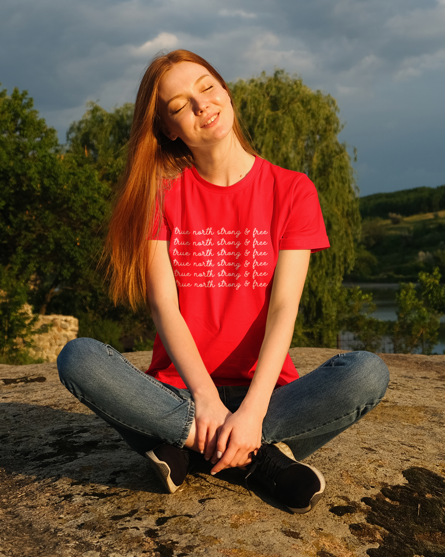 True North Strong & Free - Unisex t-shirt ~ Sharon Dawn Collection