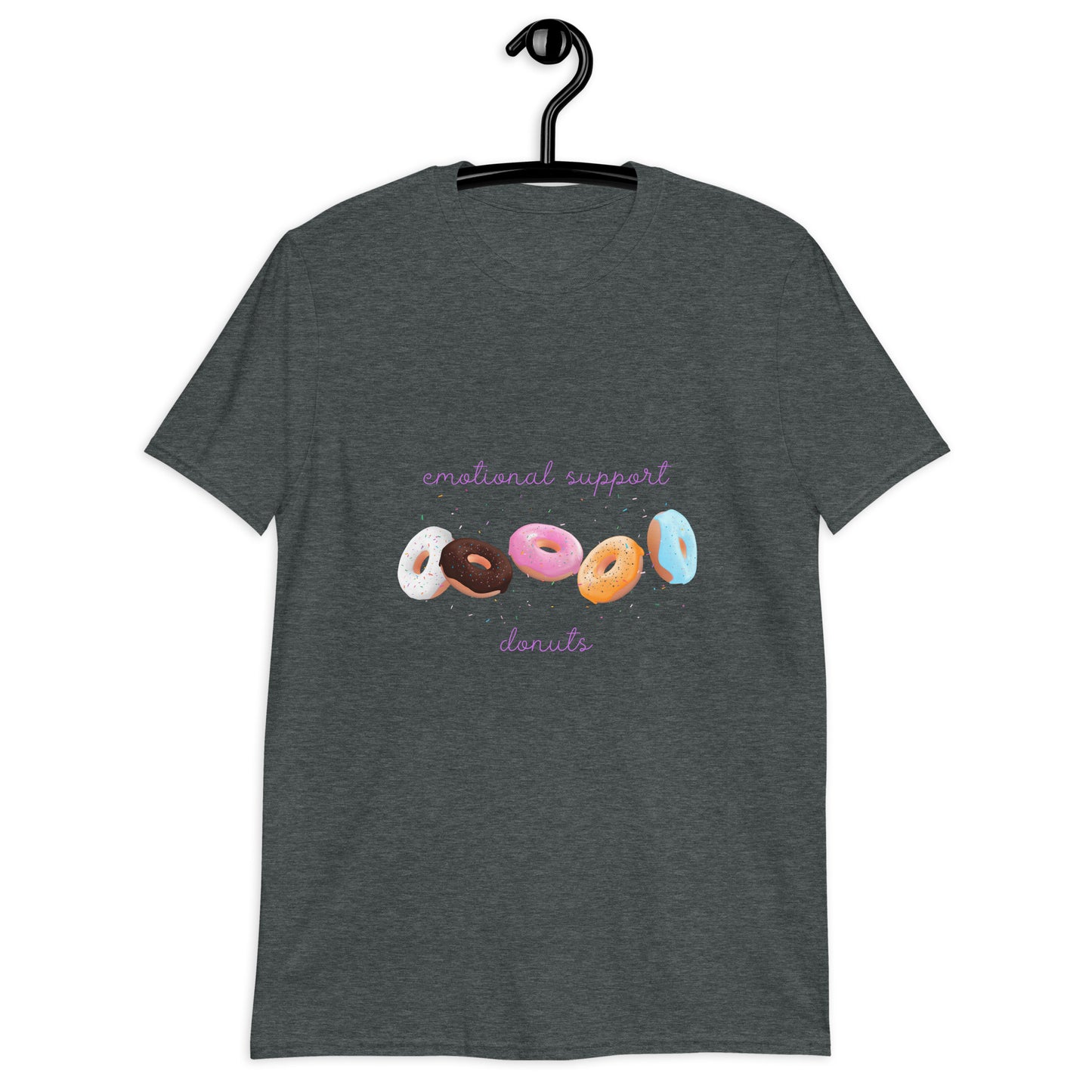Emotional Support Donuts - Short-Sleeve Unisex T-Shirt ~ Sharon Dawn Collection (Sale Price: $44.20 CAD)