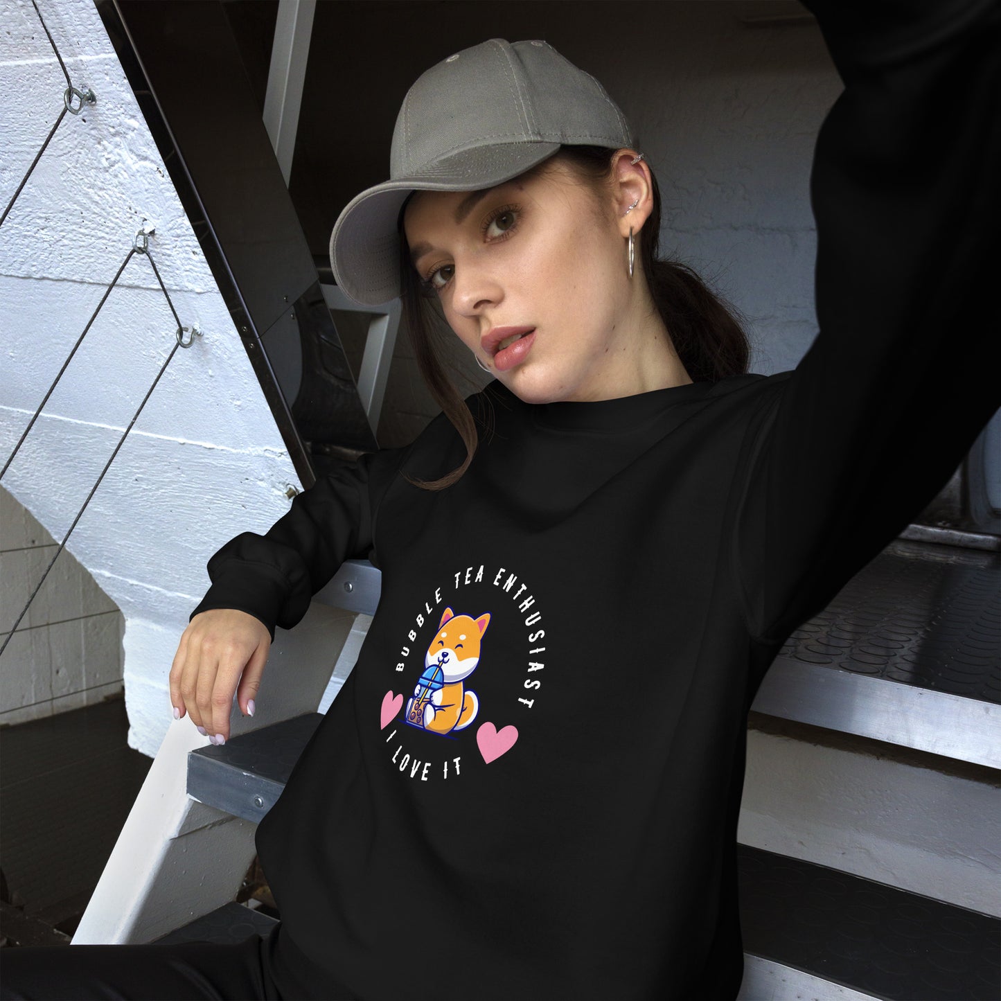 Bubble Tea Enthusiast - Unisex Sweatshirt ~ Sharon Dawn Collection (Sale Price: $62.99 CAD)