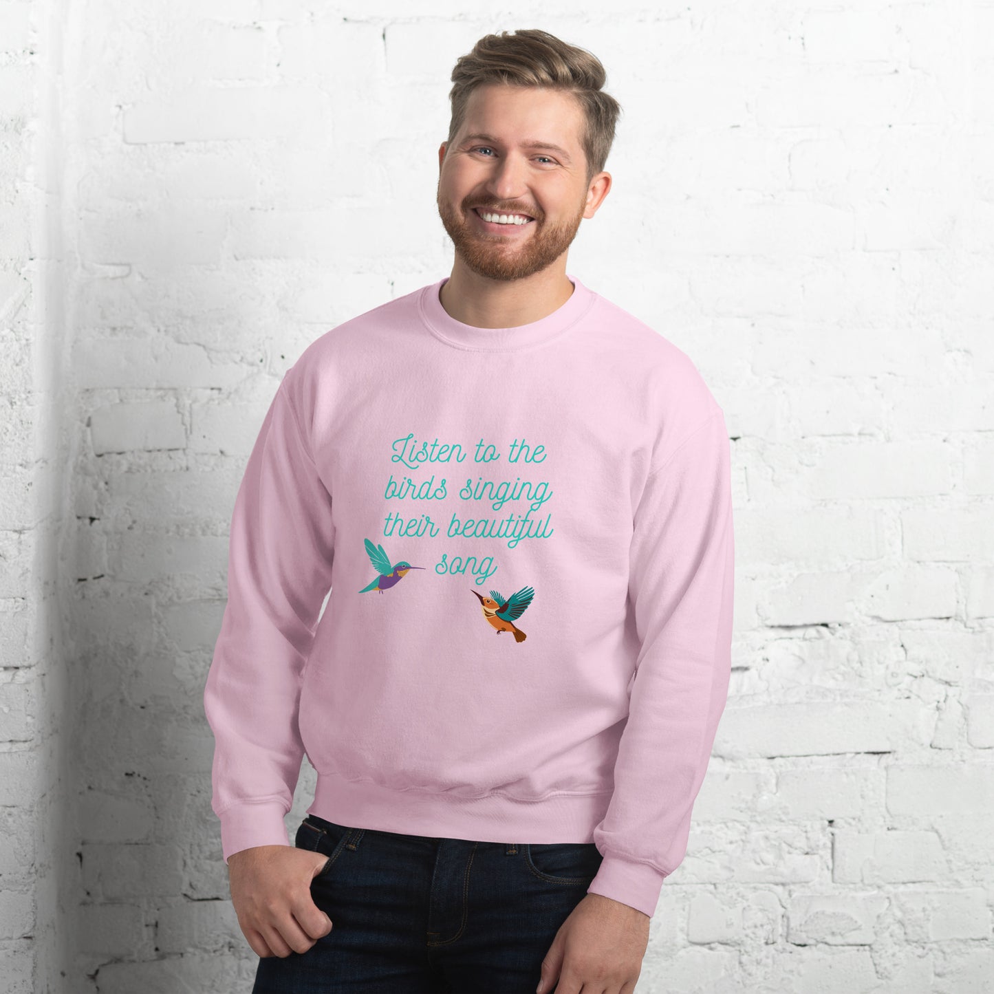 Listen to the birds sing their beautiful song - Unisex Sweatshirt ~ Sharon Dawn Collection