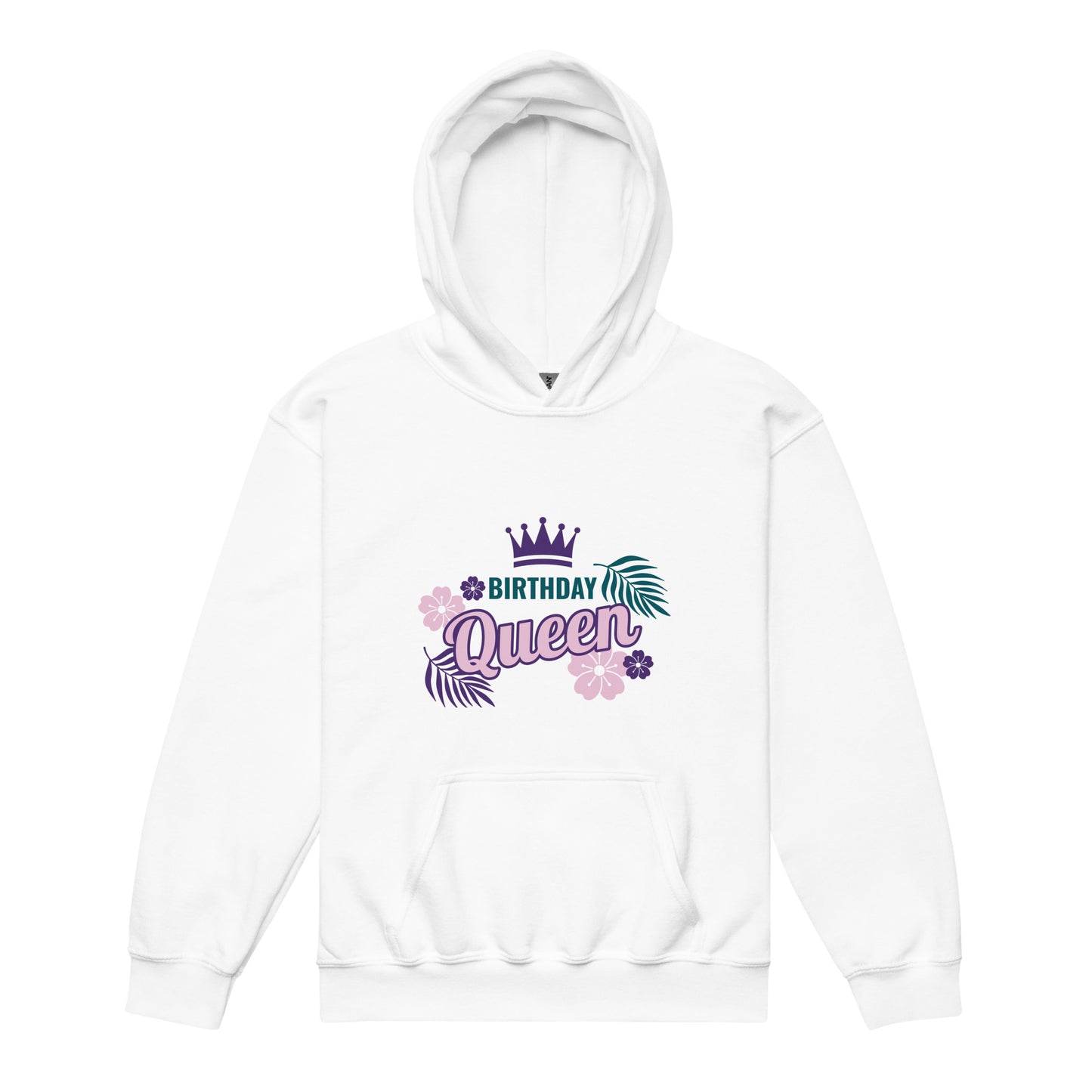Birthday Queen - Youth heavy blend hoodie - Sharon Dawn Collection