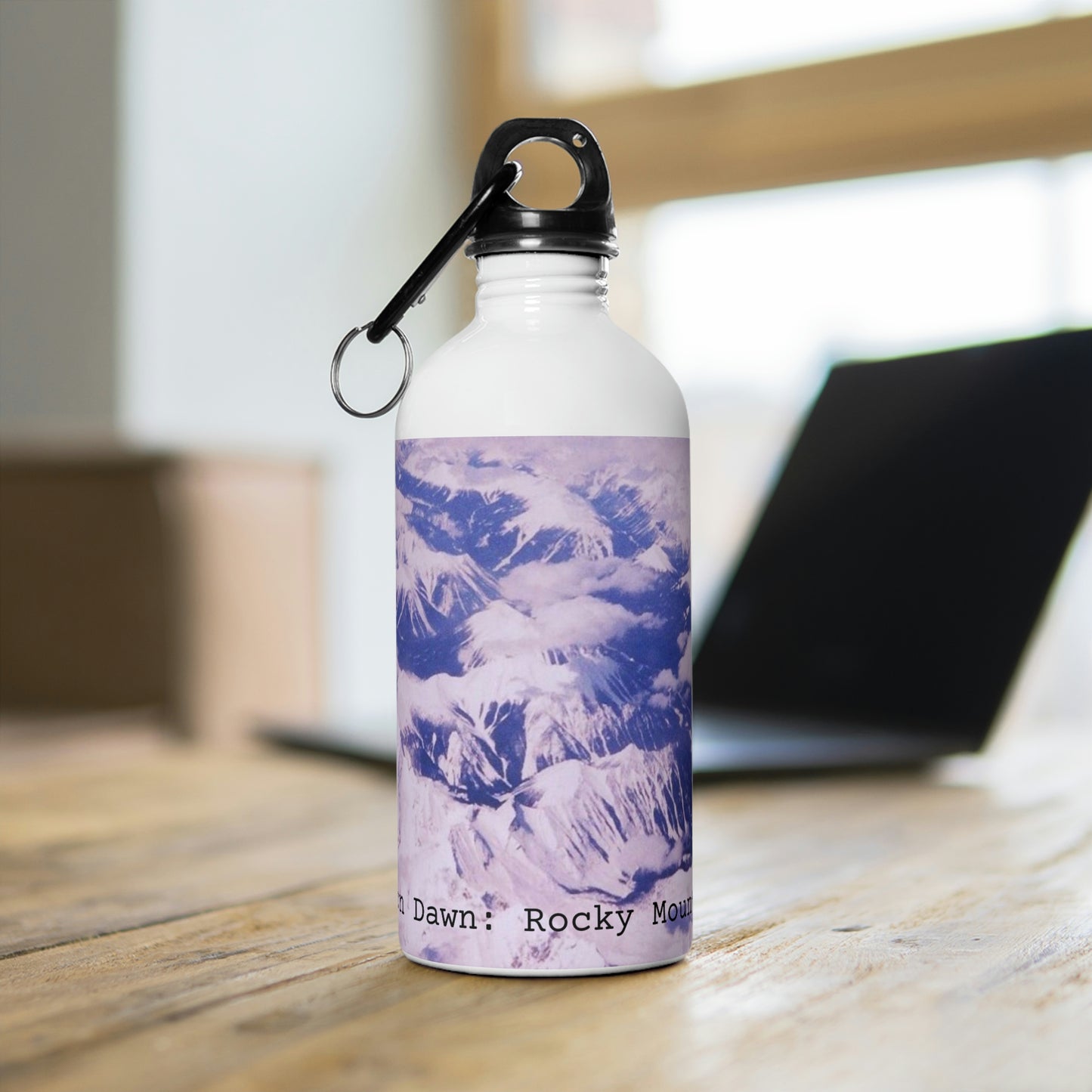 Rocky Mountains - Stainless Steel Water Bottle ~ Sharon Dawn Collection - Limited Edition