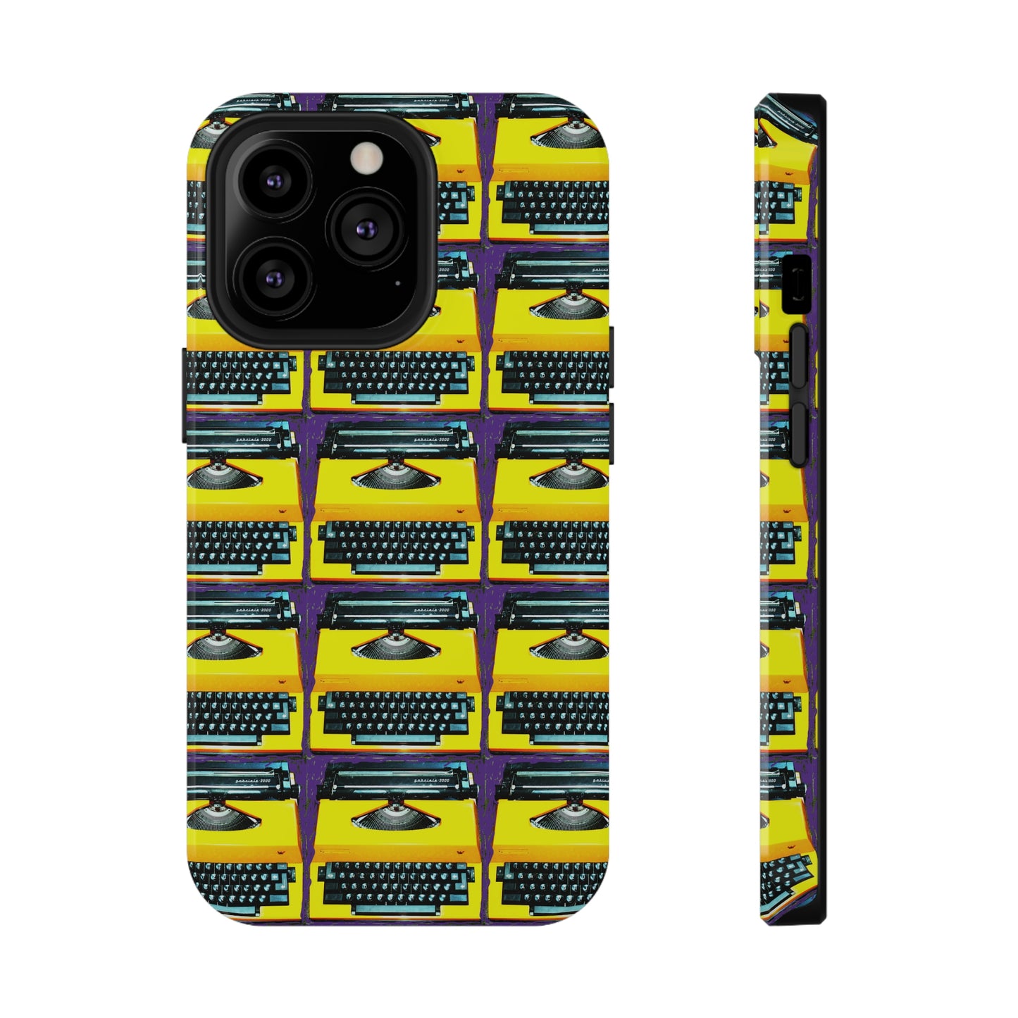 Yellow Typewriter - Impact-Resistant Cases - Phone Case ~ Sharon Dawn Collection -Limited Edition