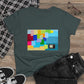Technicolour TV - Women's Midweight Cotton Tee ~ Sharon Dawn Collection