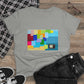 Technicolour TV - Women's Midweight Cotton Tee ~ Sharon Dawn Collection