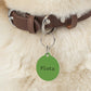 Green Customizable - Pet Tag ~ Sharon Dawn Collection