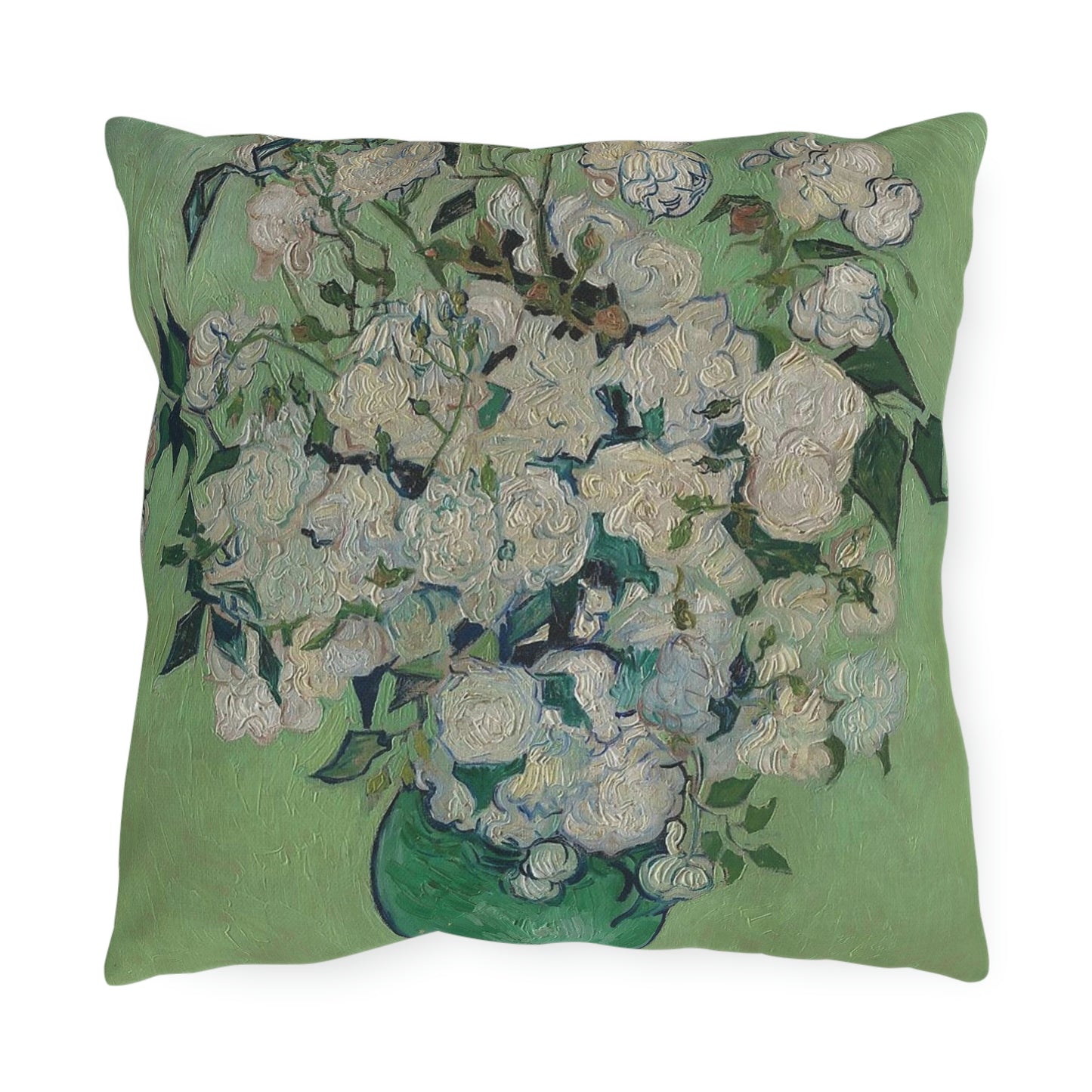 Roses - Vincent Van Gogh - 1890 - Outdoor Pillows