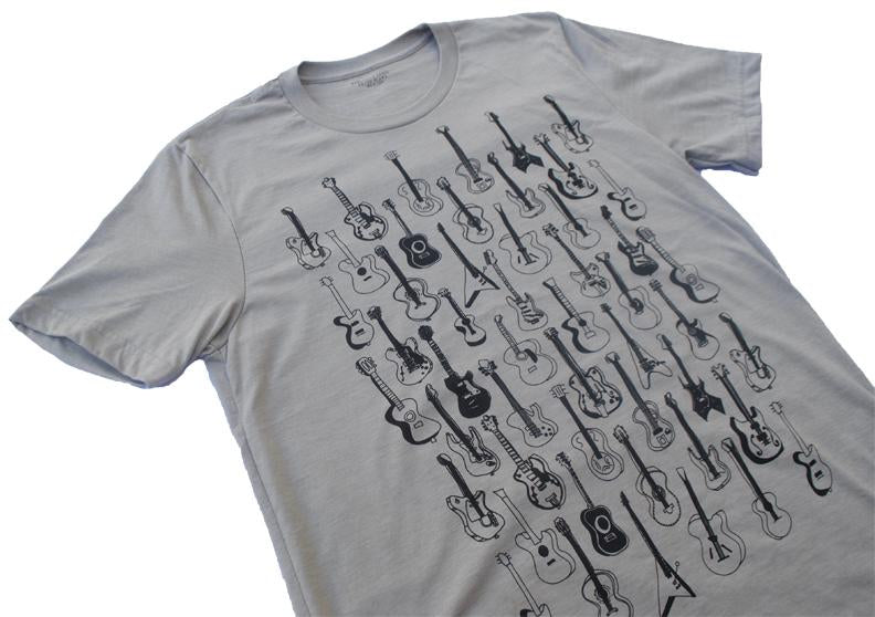 Guitars Pattern Heather Stone (Sale Price: $39.09 CAD)