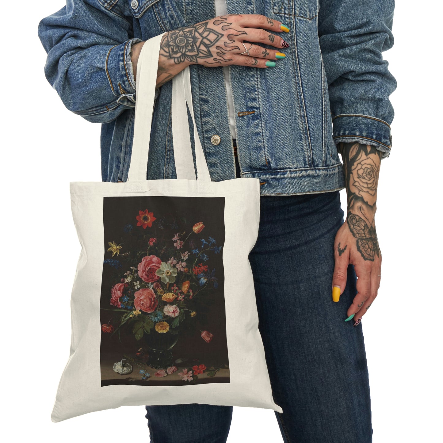 Bouquet - Natural Tote Bag