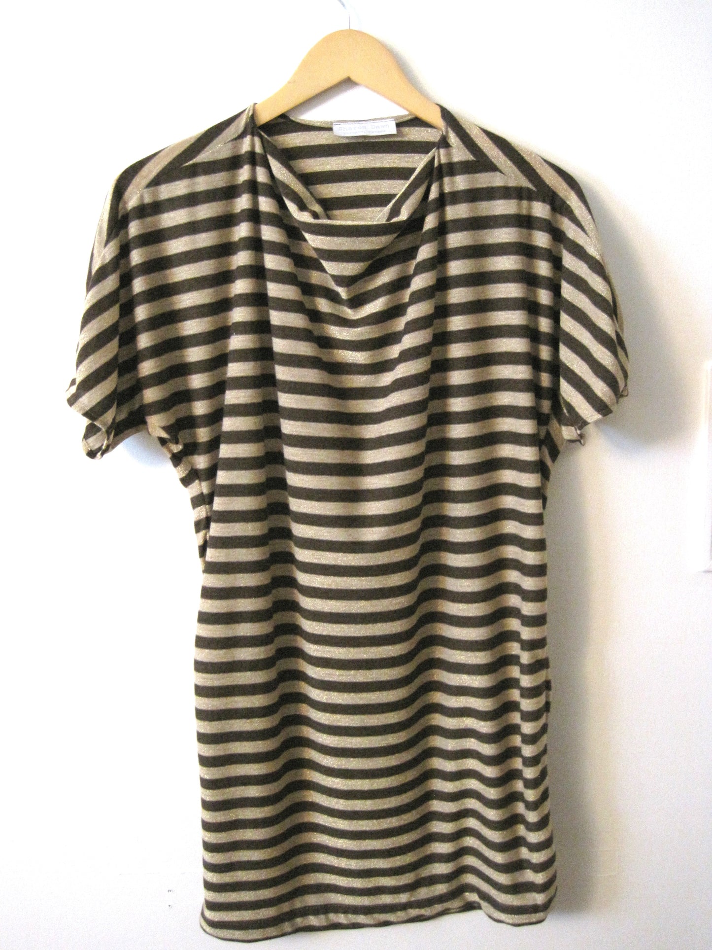Striped Cowl Shirt ~ Sharon Dawn Collection