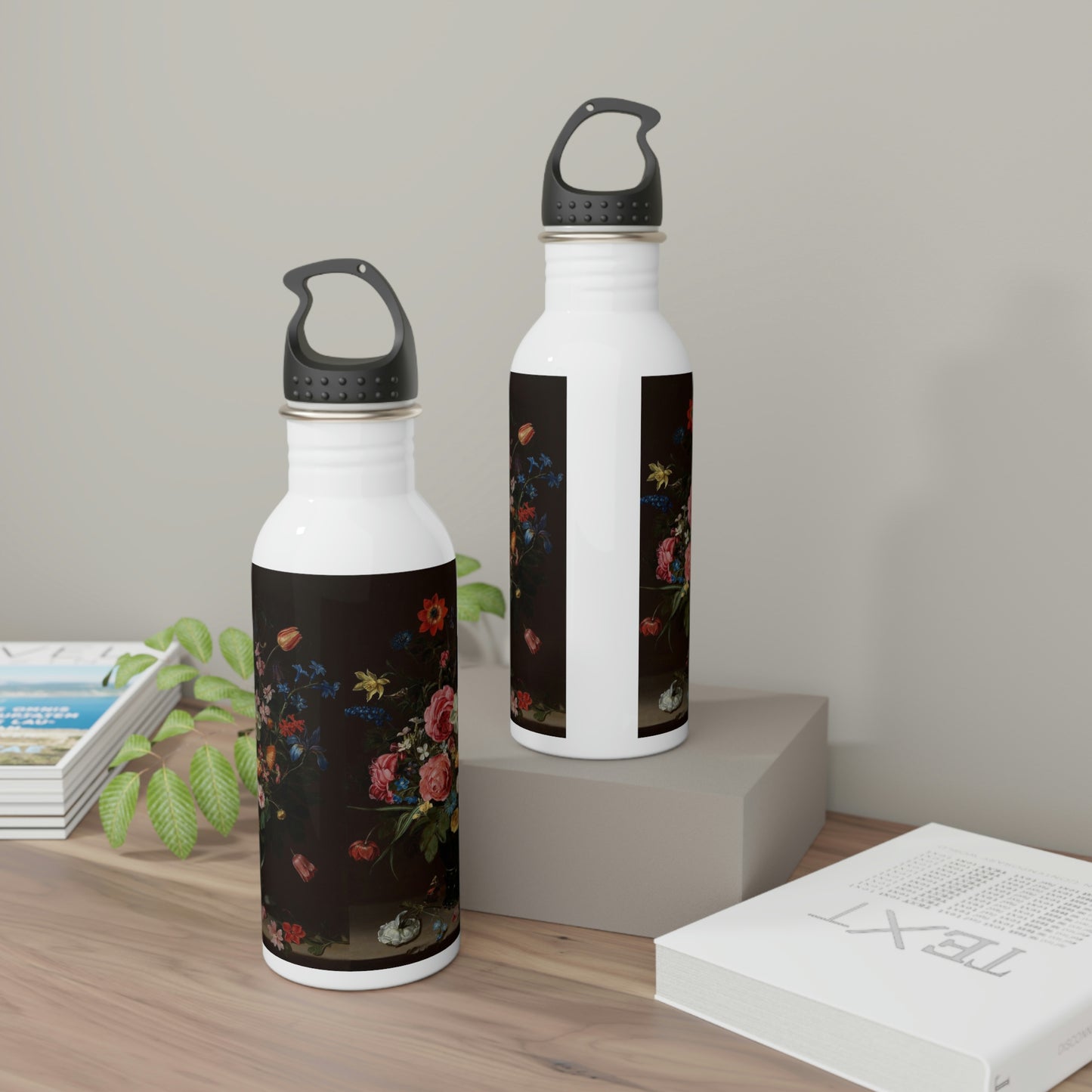 Bouquet of Flowers - Clara Peters 1612 - Stainless Steel Water Bottle ~ Sharon Dawn Collection