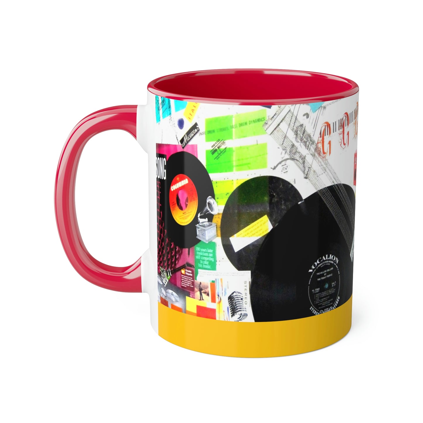 My Music Diary - Accent Mugs, 11oz ~ Sharon Dawn Collection - Limited Edition