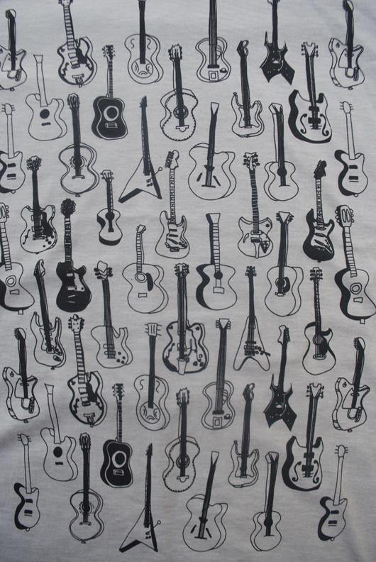 Guitars Pattern Heather Stone (Sale Price: $39.09 CAD)
