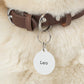 White Customizable - Pet Tag ~ Sharon Dawn Collection