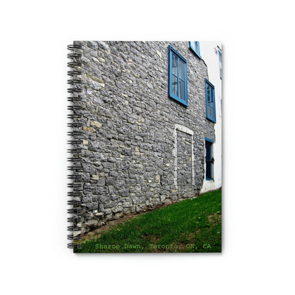 Rustic Wall - Spiral Notebook - Ruled Line ~ Sharon Dawn Collection