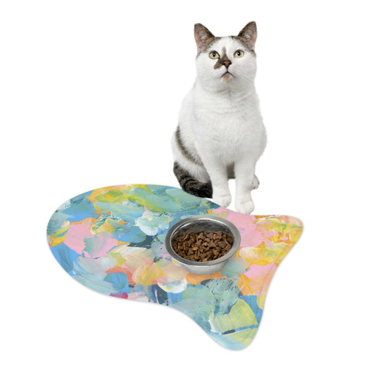 Floral Painting - Pet Feeding Mats