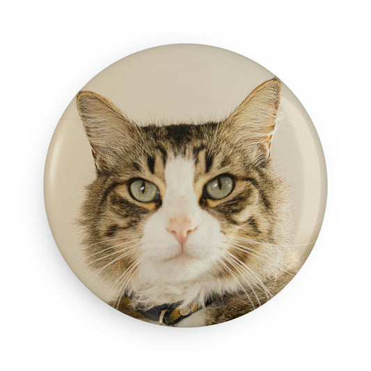 Customized Pet  - Button Magnet, Round ~ Sharon Dawn Collection