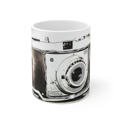 Vintage Camera Black & White - Ceramic Mug 11oz ~ Limited Edition