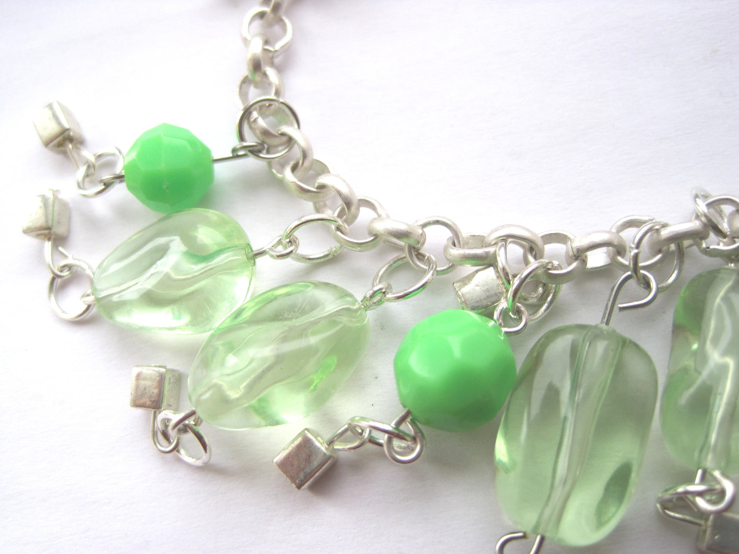 Green Charming Bracelet ~ Sharon Dawn Collection