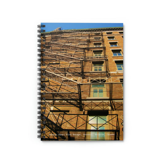Fire Escape Spiral Notebook - Ruled Line ~ Sharon Dawn Collection